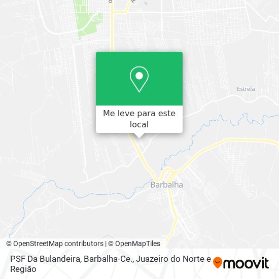 PSF Da Bulandeira, Barbalha-Ce. mapa