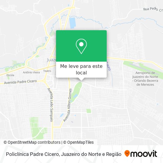 Policlínica Padre Cícero mapa