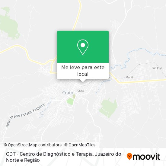 CDT - Centro de Diagnóstico e Terapia mapa