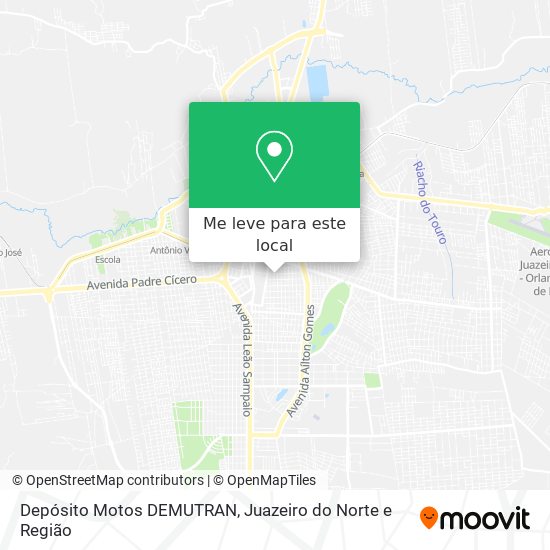 Depósito Motos DEMUTRAN mapa