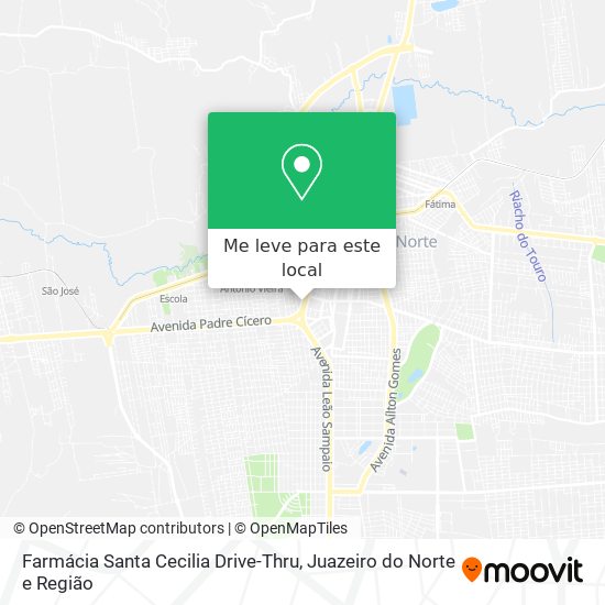 Farmácia Santa Cecilia Drive-Thru mapa