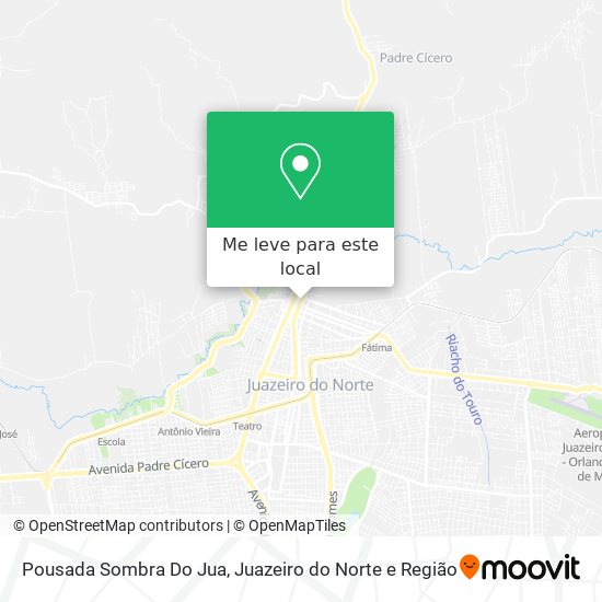 Pousada Sombra Do Jua mapa