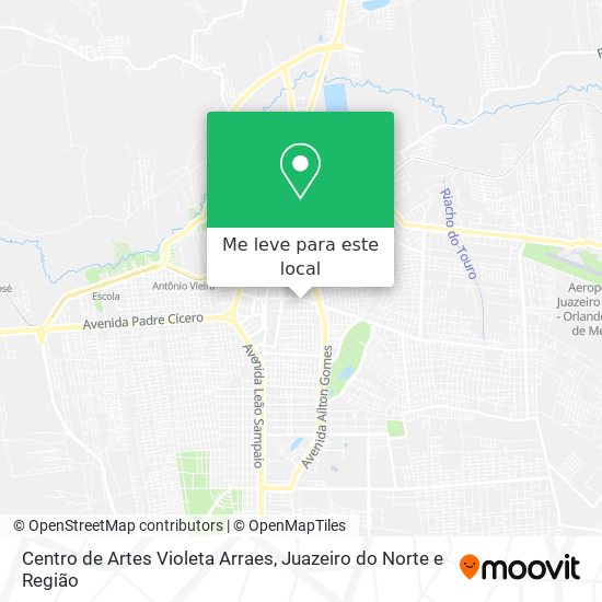 Centro de Artes Violeta Arraes mapa