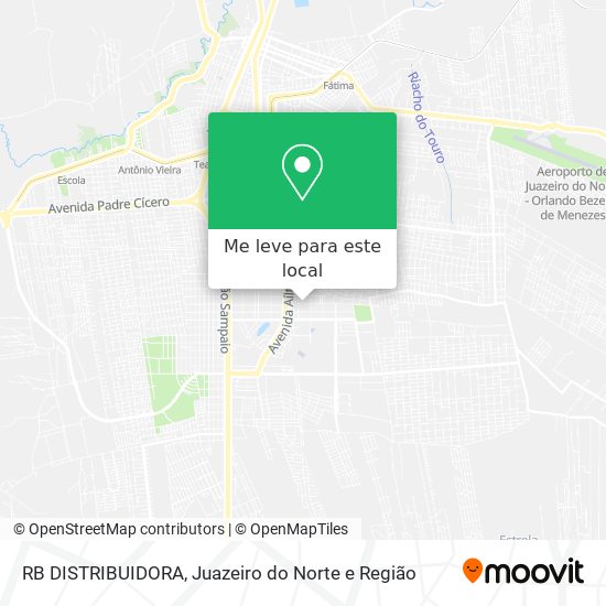 RB DISTRIBUIDORA mapa