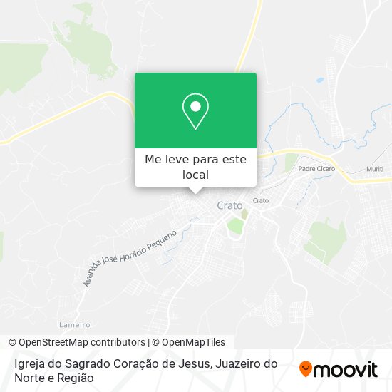 Igreja do Sagrado Coração de Jesus mapa