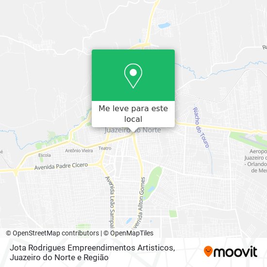 Jota Rodrigues Empreendimentos Artisticos mapa