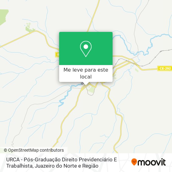 URCA - Pós-Graduação Direito Previdenciário E Trabalhista mapa