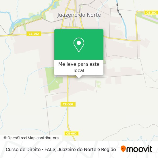 Curso de Direito - FALS mapa