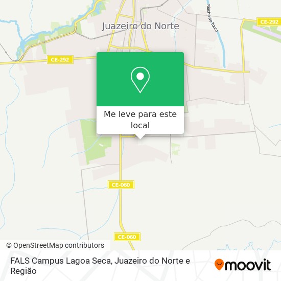 FALS Campus Lagoa Seca mapa