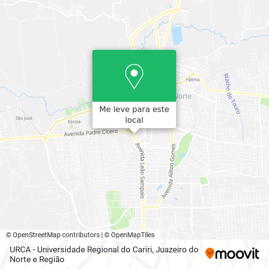 URCA - Universidade Regional do Cariri mapa