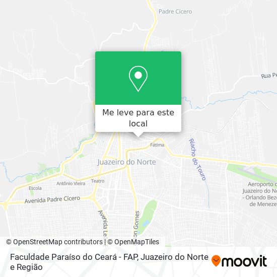Faculdade Paraíso do Ceará - FAP mapa