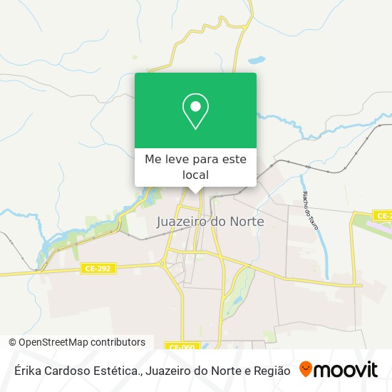 Érika Cardoso Estética. mapa