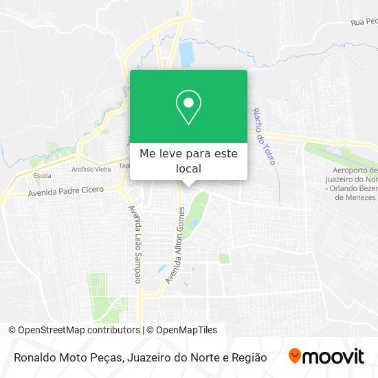 Ronaldo Moto Peças mapa
