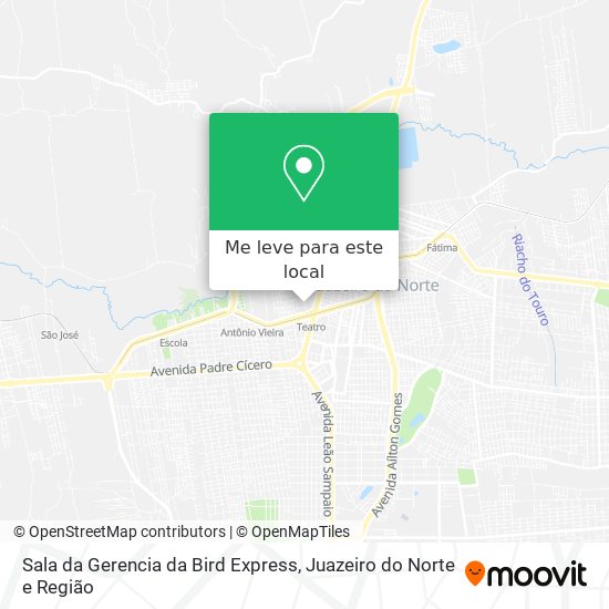Sala da Gerencia da Bird Express mapa