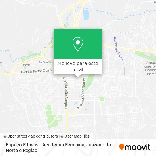 Espaço Fitness - Academia Feminina mapa