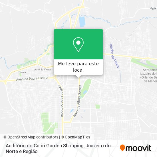 Auditório do Cariri Garden Shopping mapa