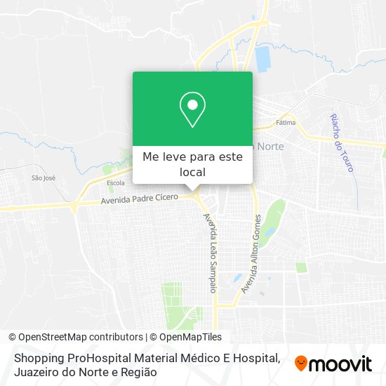 Shopping ProHospital Material Médico E Hospital mapa