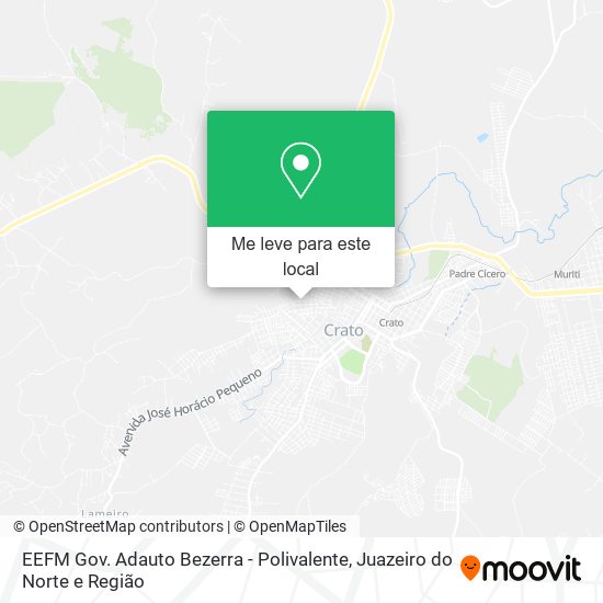 EEFM Gov. Adauto Bezerra - Polivalente mapa