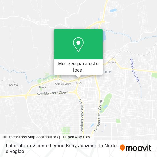 Laboratório Vicente Lemos Baby mapa