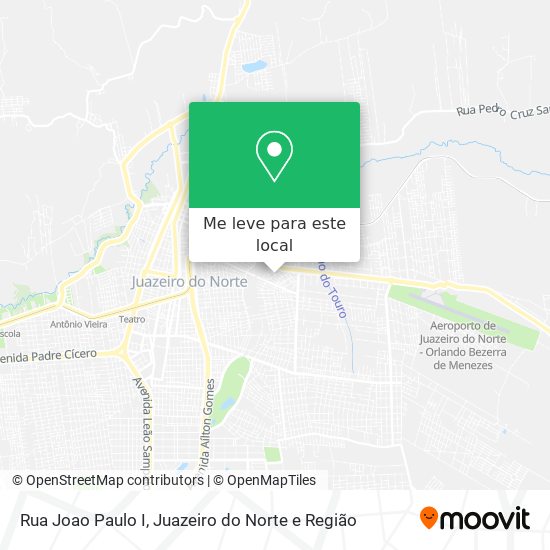 Rua Joao Paulo I mapa