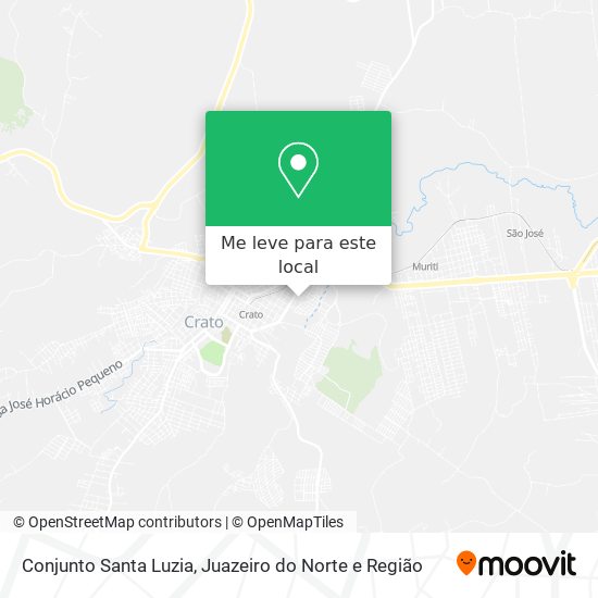 Conjunto Santa Luzia mapa
