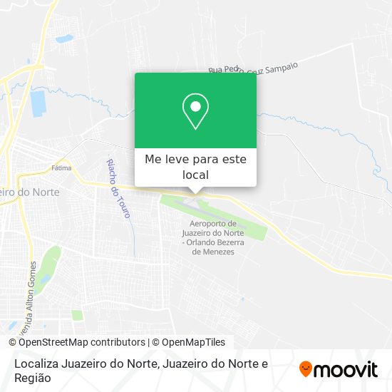 Localiza Juazeiro do Norte mapa