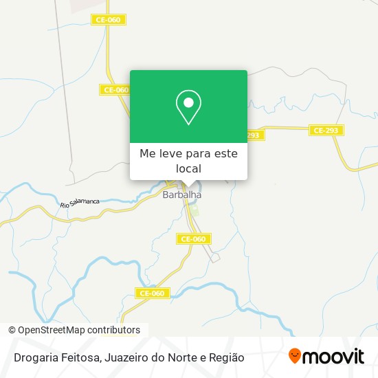 Drogaria Feitosa mapa