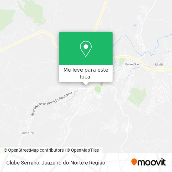 Clube Serrano mapa