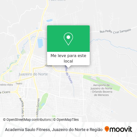 Academia Saulo Fitness mapa