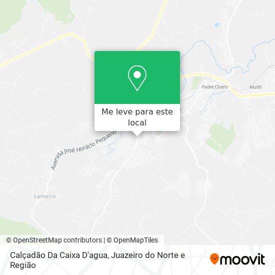 Calçadão Da Caixa D'agua mapa