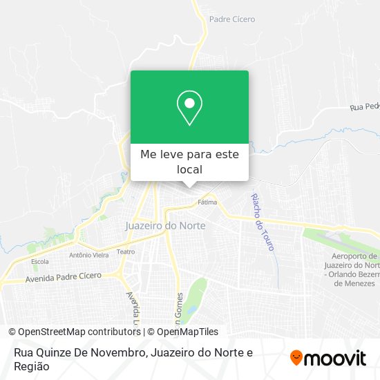 Rua Quinze De Novembro mapa