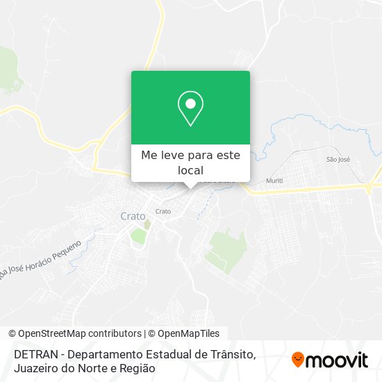 DETRAN - Departamento Estadual de Trânsito mapa