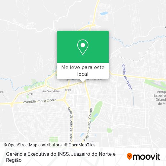 Gerência Executiva do INSS mapa