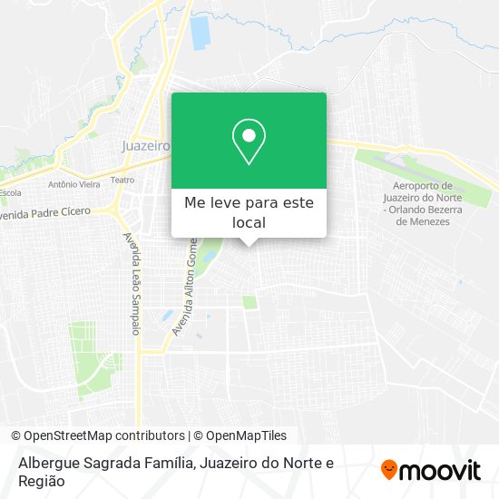 Albergue Sagrada Família mapa
