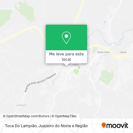 Toca Do Lampião mapa