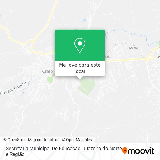 Secretaria Municipal De Educação mapa
