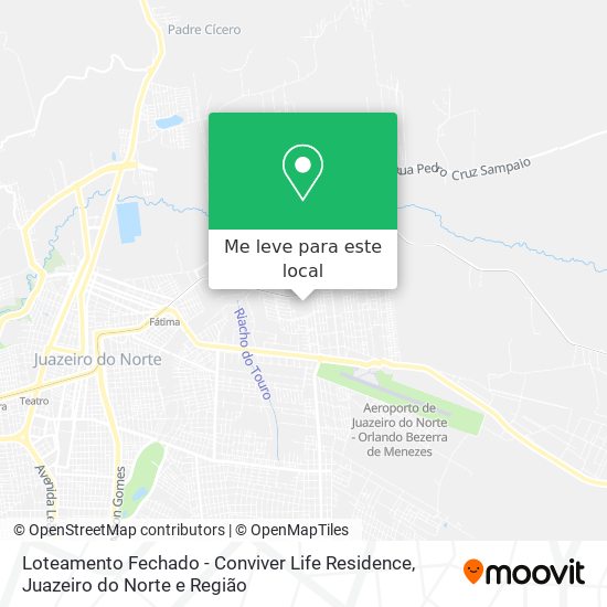 Loteamento Fechado - Conviver Life Residence mapa