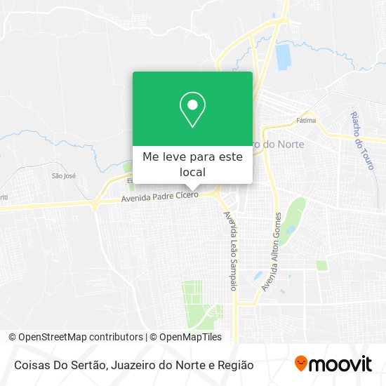 Coisas Do Sertão mapa