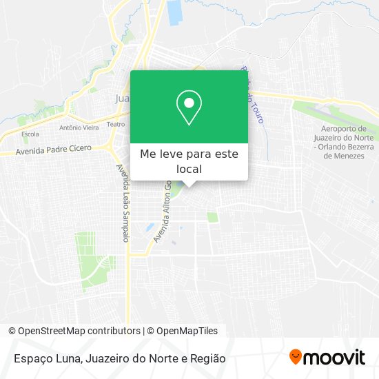 Espaço Luna mapa