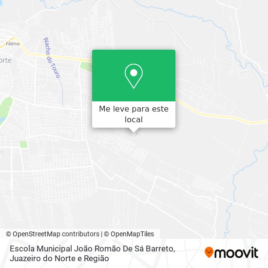 Escola Municipal João Romão De Sá Barreto mapa