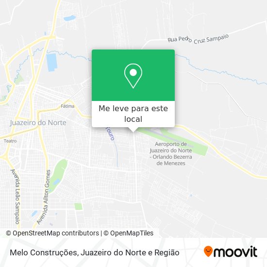 Melo Construções mapa