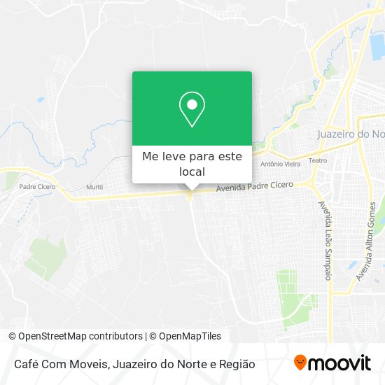 Café Com Moveis mapa