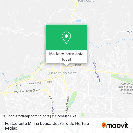 Restaurante Minha Deusa mapa