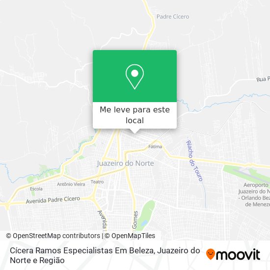 Cícera Ramos Especialistas Em Beleza mapa