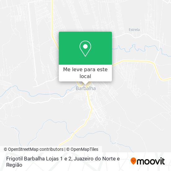 Frigotil Barbalha Lojas 1 e 2 mapa