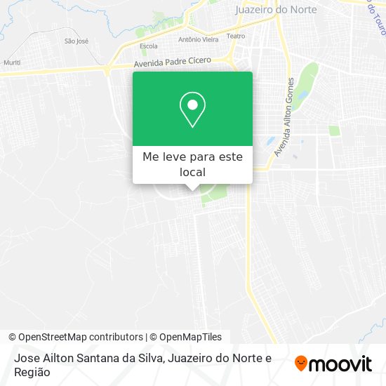 Jose Ailton Santana da Silva mapa