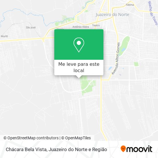 Chácara Bela Vista mapa