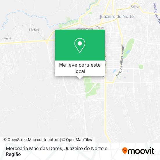 Mercearia Mae das Dores mapa