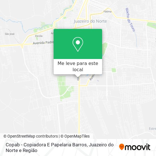 Copab - Copiadora E Papelaria Barros mapa