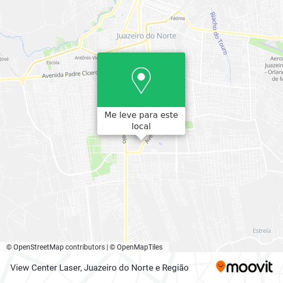 View Center Laser mapa